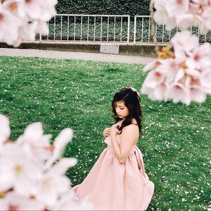 Beautiful pink baby doll dress